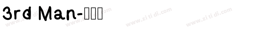 3rd Man字体转换